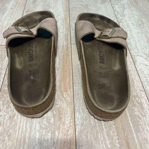 Birkenstock Madrid rose gold size 39